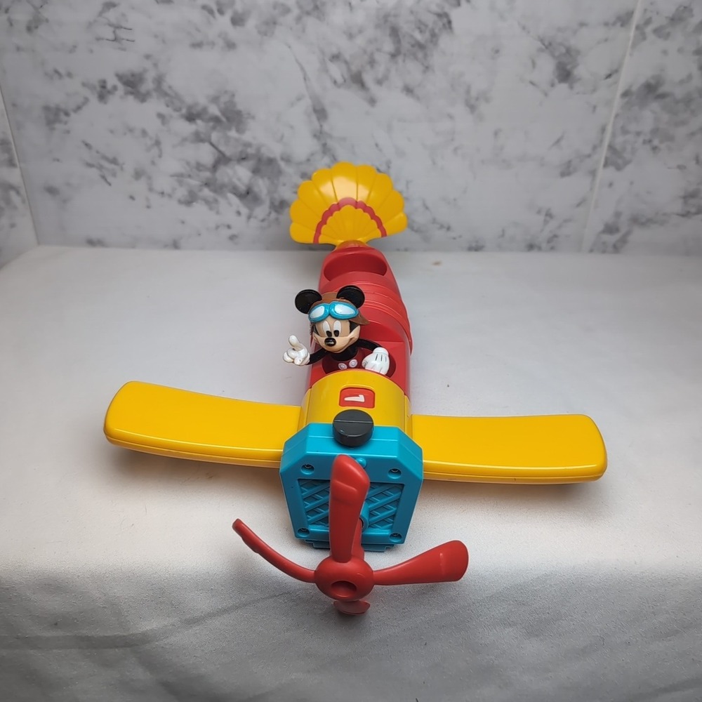 RARE 2008 MICKEY MOUSE CLUBHOUSE NUMBERS PLANE NO Wheels